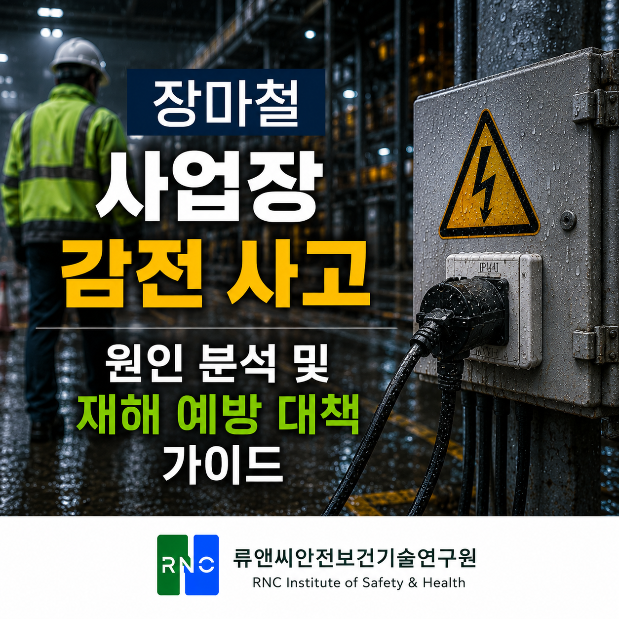 장마철 사업장 감전사고 원인 분석 및 재해예방 대책 가이드