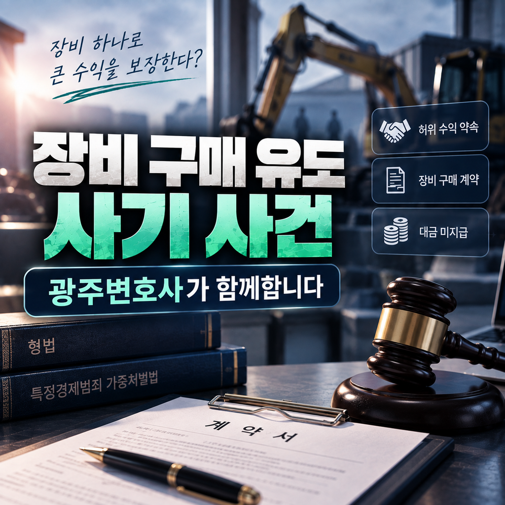 장비구매유도사기광주변호사