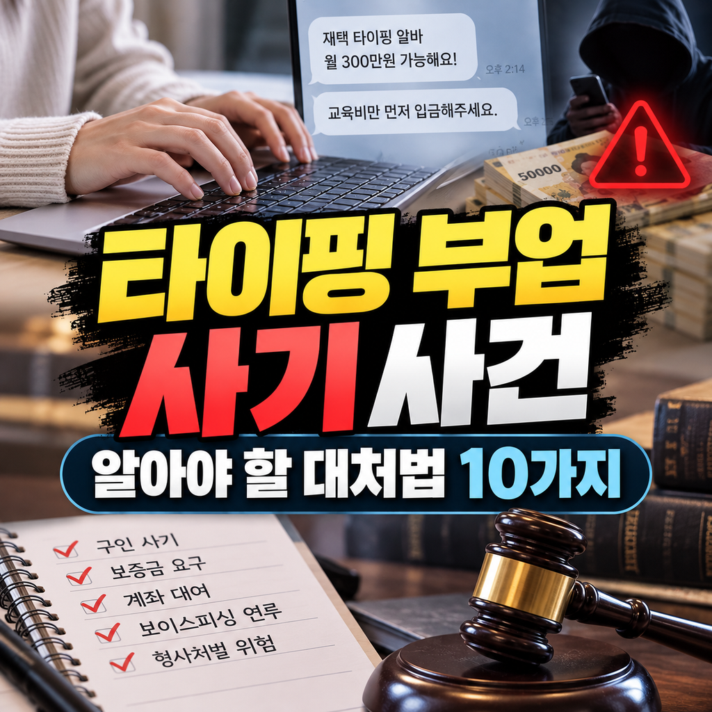 타이핑부업사기사건부산변호사 타이핑부업사기사건부산변호사